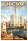 Chicago Kunstdrucke von Kerne Erickson