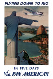 Flying Down to Rio  Poster by Paul George Lawler