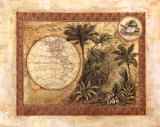 Global Safari Map II Posters by Tina Chaden