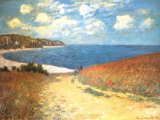 Path Through the Corn at Pourville, 1882  Art by Claude Monet