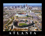Turner Field - Atlanta, Georgia Kunstdrucke von Mike Smith