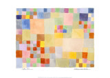 Flora auf Sand Poster von Paul Klee