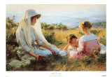 Afternoon on the Hill Kunstdruck von Charles Courtney Curran
