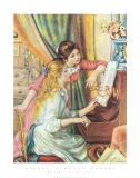 Two Girls at the Piano  Print by Pierre-Auguste Renoir