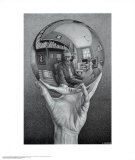 Hand with Globe  Prints by M. C. Escher