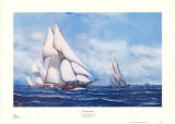 Yacht Race Affiches par Antonio Jacobsen