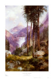 Yosemite Valley Vernal Falls  Print by Thomas Moran