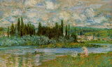 The Seine River  Poster by Claude Monet