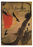 Jane Avril Affiches par Henri de Toulouse-Lautrec