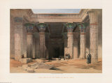 Egypt, Great Portico, Philae  Prints by David Roberts