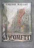Rue d'Alesia 1954 Kunstdruck von Alberto Giacometti
