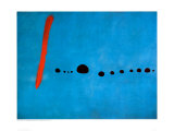 Bleu II Posters par Joan Miró