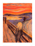 Le cri, vers 1893 Poster par Edvard Munch