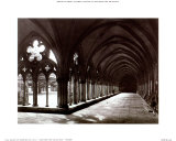 English Cathedral, Salisbury Cloisters Posters by Sally Maltby