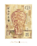 Cinnabar Vase Poster von Jane Claire