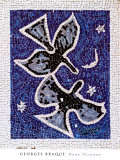 Deux oiseaux Affiche par Georges Braque