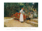 Après le petit déjeuner (1887) Posters par Childe Hassam