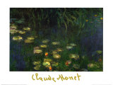 Nymphéas de l' orangerie à Giverny Posters par Claude Monet