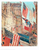 Jour des Alliés, mai 1917 Affiches par Childe Hassam