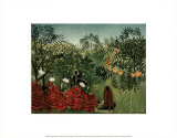 Jungle tropicale Posters par Henri Rousseau