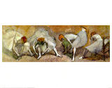 Frise de danseuses Affiches par Edgar Degas