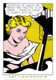 Girl at Piano, 1963 Sérigraphie par Roy Lichtenstein