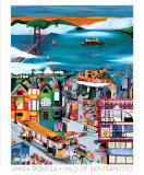 Hills of San Francisco  Art by Linnea Pergola