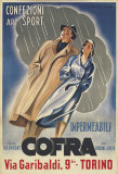 Cofra Raincoats  Prints by Marcello Dudovich