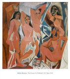 Les demoiselles d'Avignon, 1907 Posters par Pablo Picasso
