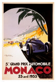 Monaco, 1933  Print by Geo Ham