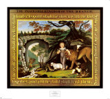 Le royaume de la paix du Branch Affiche par Edward Hicks