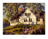 Garten auf dem Hügel, 1926 Poster von Abbott Fuller Graves