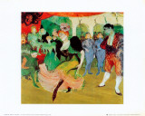 Dance At Moulin Rouge  Prints by Henri de Toulouse-Lautrec