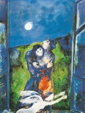 Lovers in Moonlight  Prints by Marc Chagall