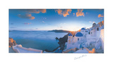 Mykonos Sunset Posters by Georges Meis