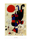 Dog in Front of the Sun Kunstdrucke von Joan Miró
