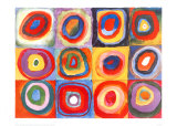 Farbstudie Quadrate, c.1913 Posters by Wassily Kandinsky