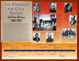Civil Rights 1865 - 1920 Poster