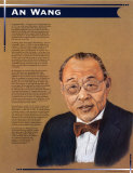 Great Asian Americans - An Wang Wall Poster