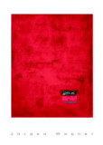 Untitled, c.1991 (Red) Serigraph by Jürgen Wegner