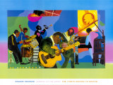 Jammin' at the Savoy Prints by Romare Bearden
