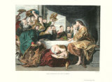 Marie lavant les pieds de Jésus Posters par Peter Paul Rubens