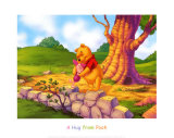 A Hug From Pooh  Prints