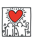 Faire-part de mariage Art par Keith Haring