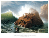 Rocher aux phoques Posters par Albert Bierstadt