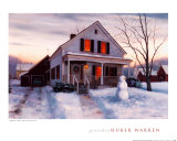 Home for the Holidays  Print by Gretchen Huber Warren