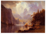 Dans les montagnes Posters par Albert Bierstadt