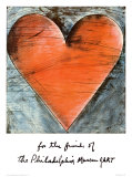 The Philadelphia Heart Poster par Jim Dine
