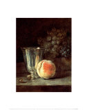 Nature morte au gobelet d'argent Posters par Jean-Baptiste Simeon Chardin