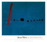 Blau II Poster von Joan Miró